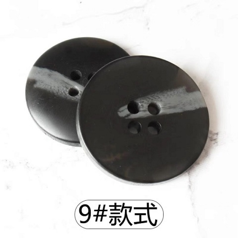 Set 100 Nút Tròn 4 Lỗ 15 / 18mm Làm Đồ Thủ Công