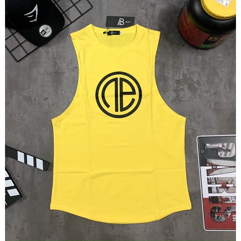 [sale sốc] tank top gym nam BUILT,áo ba lỗ thun Nam Cực chất