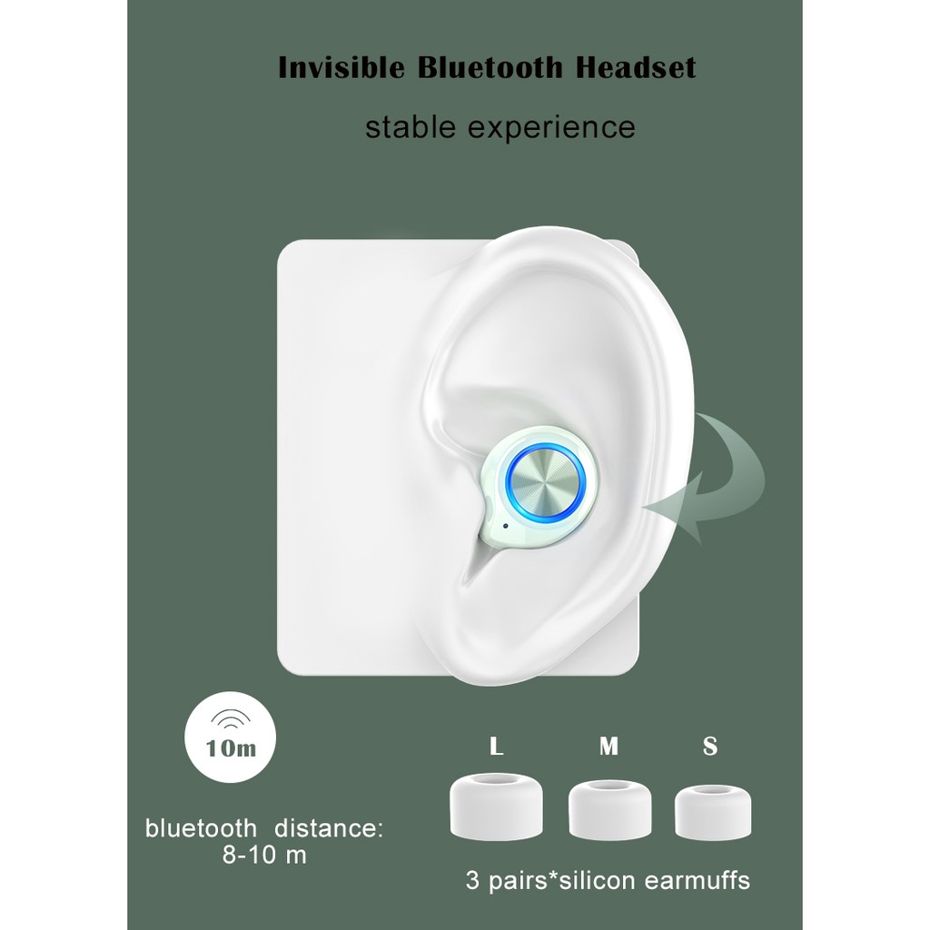 Tai nghe không dây Bluetooth 5.0 TWS có màn hình LED điều khiển cảm ứng chất lượng cao