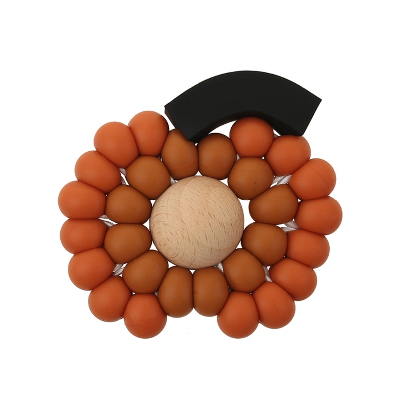 Dụng Cụ Ngậm Nướu Hình Quả Táo Bằng Silicone Thân Thiện Với Môi Trường