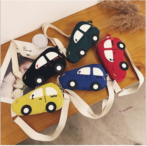 {FREE SHIP ĐƠN 50K} Túi đeo chéo cá tính hình ô tô cho bé