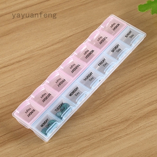 Hộp Đựng Thuốc Viên 7 Ngày 14 Ngăn Tiện Dụng