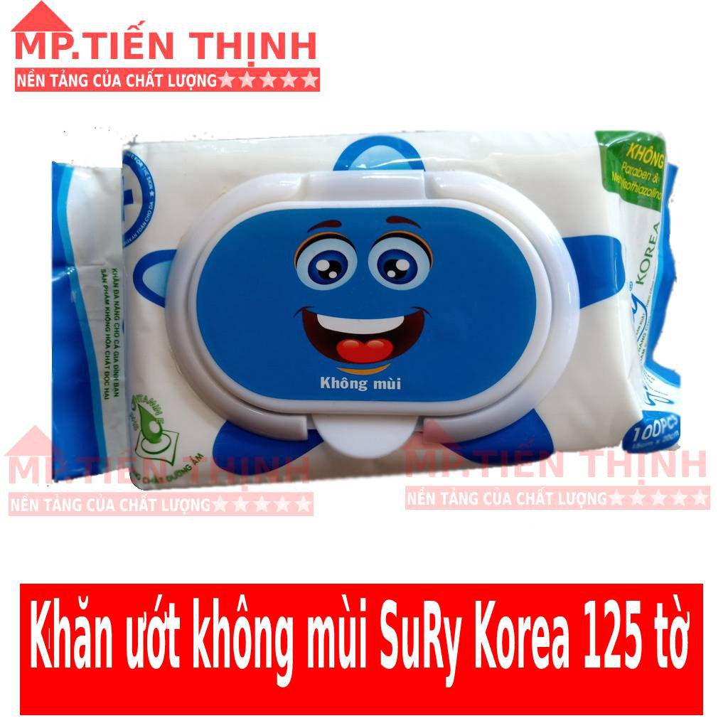 Khăn ướt không mùi SuRy Korea 125 tờ