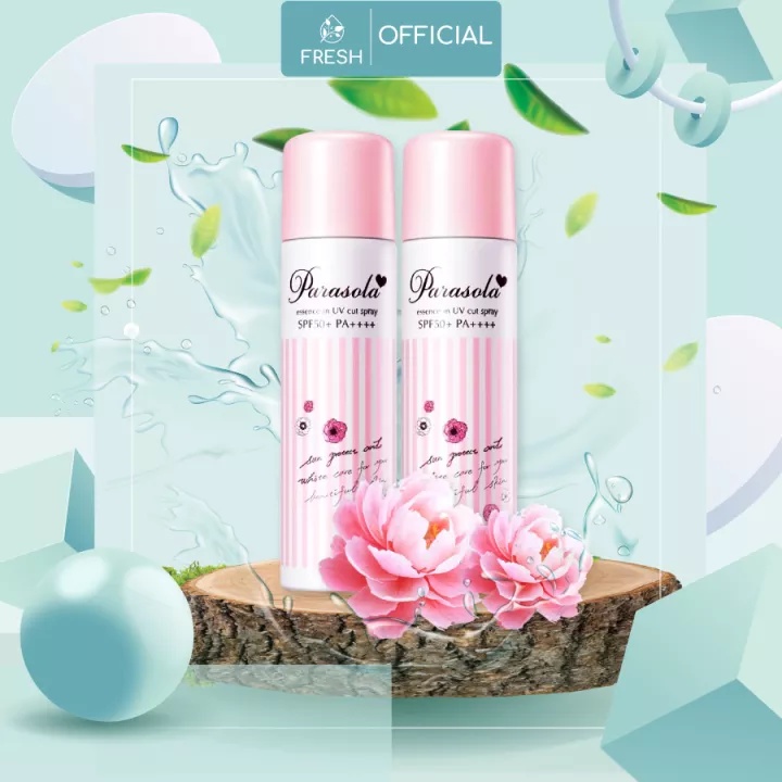 Xịt Chống Nắng Toàn Thân Nhật Bản Naris Parasola Essence in UV Cut Spray SPF 50+ PA++++ - FRESH OFFICIAL
