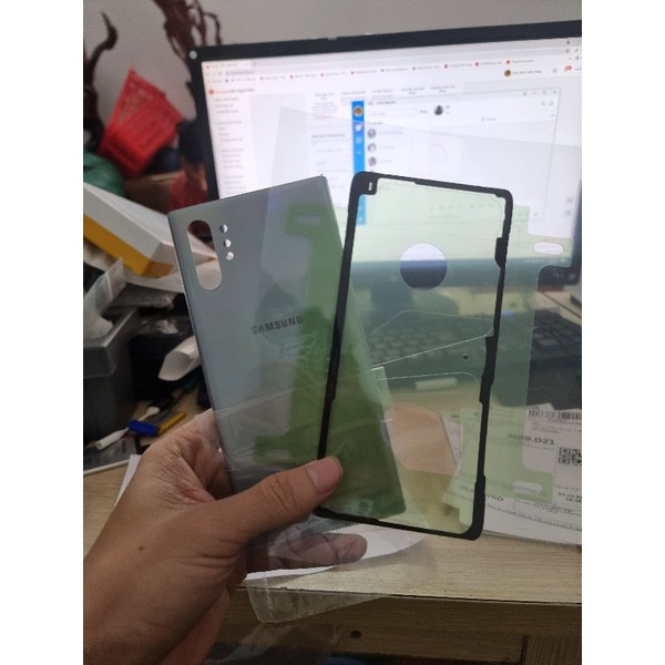 Keo Lưng Keo Màn Zin Áp Suất Note10Plus / Note 10+ / N975 Chính Hãng