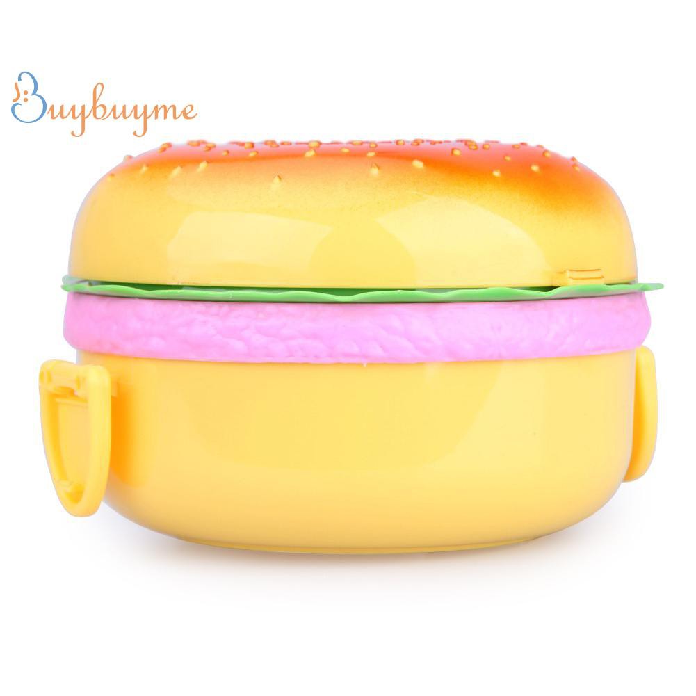 Hộp Đựng Cơm Trưa Hình Bánh Hamburger 1000ml