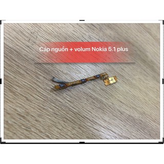 Cáp Nguon + volum Nokia 5.1 Plus