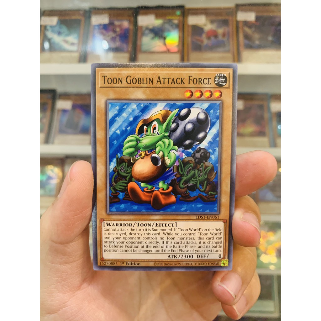 Thẻ Bài Lẻ YugiOh! Mã LDS1-EN061 - Toon Goblin Attack Force - Common - 1st Edition