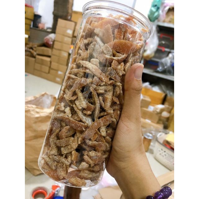 hủ PET-300gr mứt trần bì ăn liền