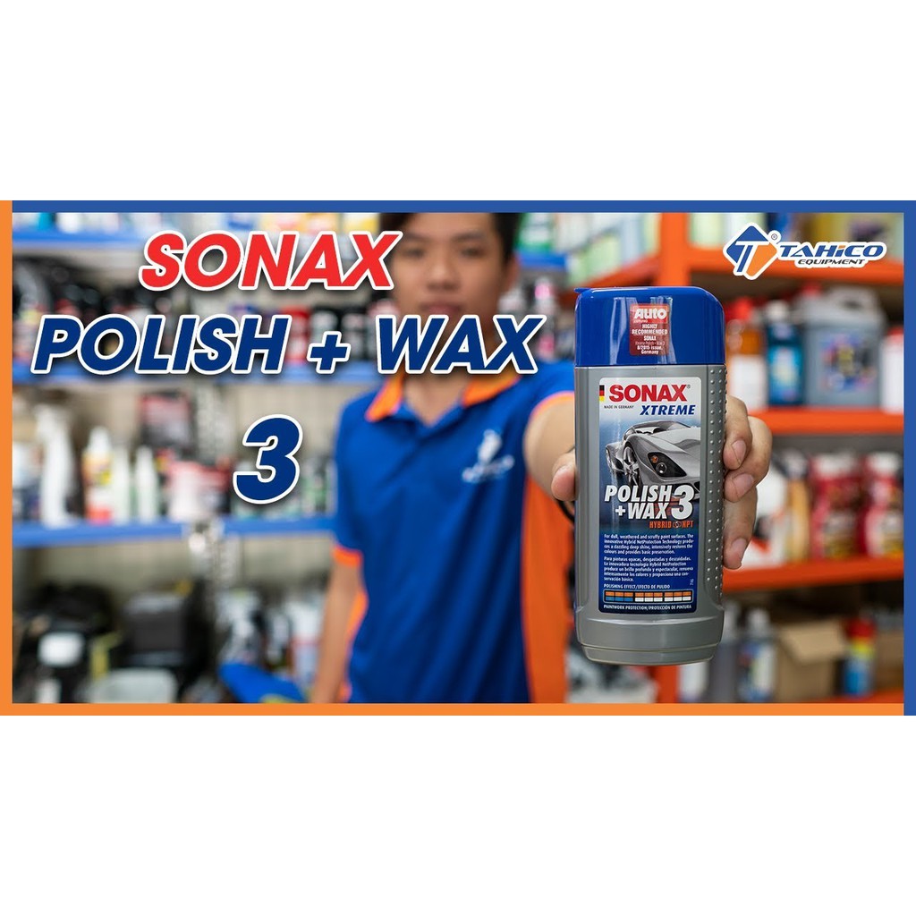 Sonax - Paradise - Xoá Xước - Đánh Bóng - Bảo Vệ Sơn Xe 3 Trong 1 Dạng Lai - Thương hiệu từ Đức - hàng chính hãng 100%