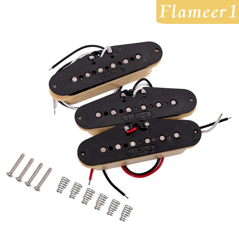 Bộ Pickup Lõi Đơn Giữa / Cổ / Cầu Alnico V Cho Đàn Guitar Điện Fireameer1