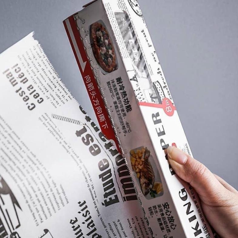 [FREESHIP] Giấy Nến Gói Bánh, Lót Nồi Chiên Không Dầu Thấm Dầu Mỡ Nhà Bếp Đa Năng