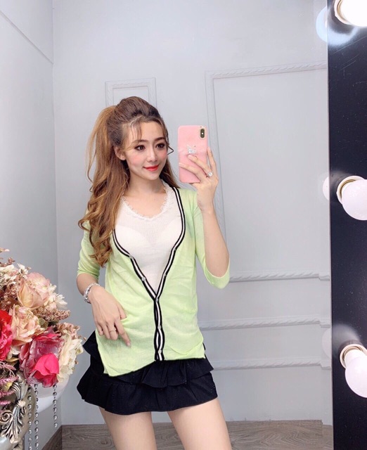 Áo khoác len mỏng QC