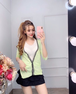 Áo khoác len mỏng QC