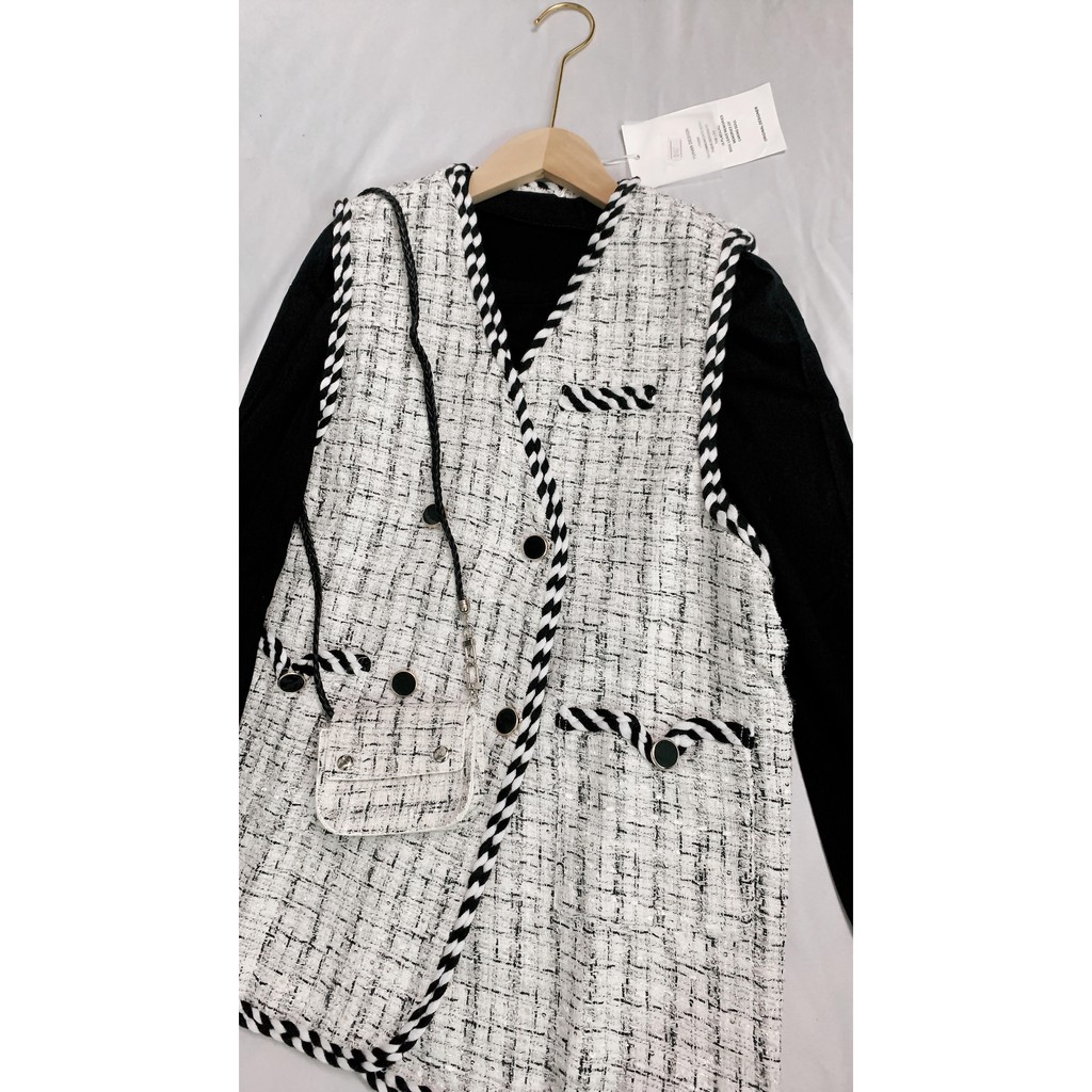 Set dạ tweed nữ 3 món siêu xinh | BigBuy360 - bigbuy360.vn