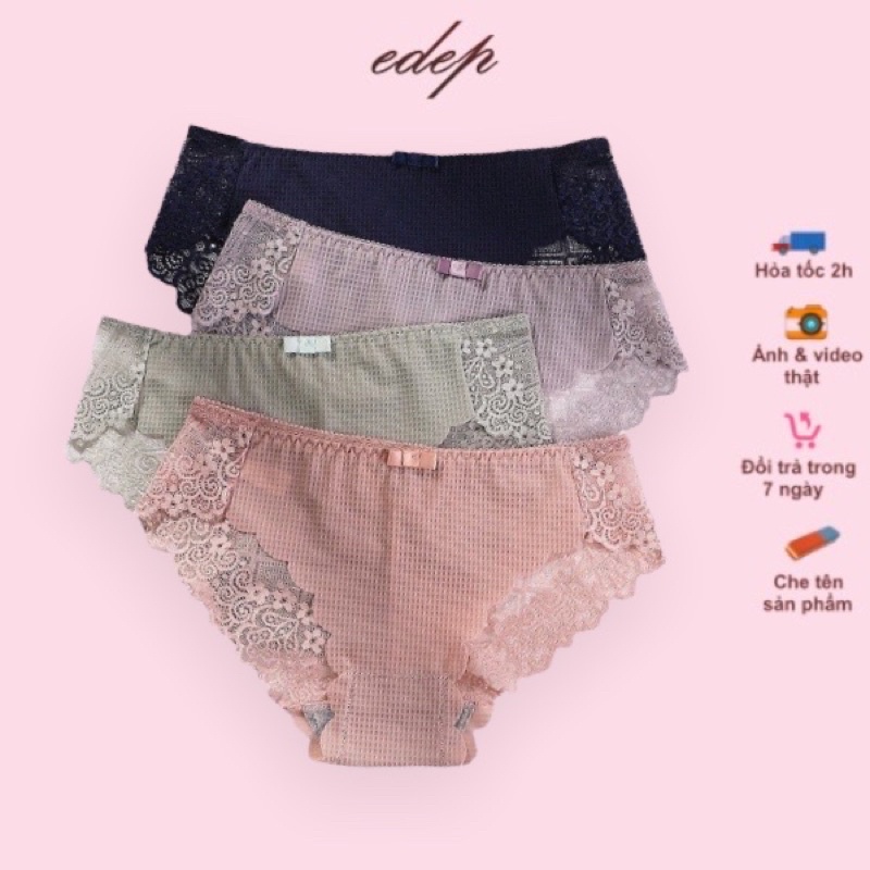 Quần Lót Su Phối Ren Mềm Mại quyến rũ Siêu Hot 212