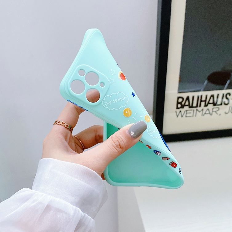 Shockproof Casing Oppo A93 A94 A31 A52 A92 A53 A15 A15S A73 A54 A7 2018 A5s A12 A3s A5 A12e A9 A5 2020 A1K A37 A83 A57 A39 Neo 9 F1s F9 F3 Lite F5 F5Youth F11 Pro Cute Doraemon Cartoon Anti-fall Soft Phone Case