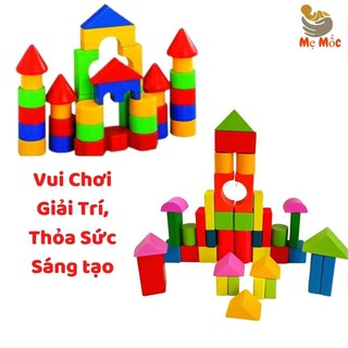 Bộ đồ chơi lắp ghép hình khối sắc màu building block cho bé thỏa sức sáng - ảnh sản phẩm 3