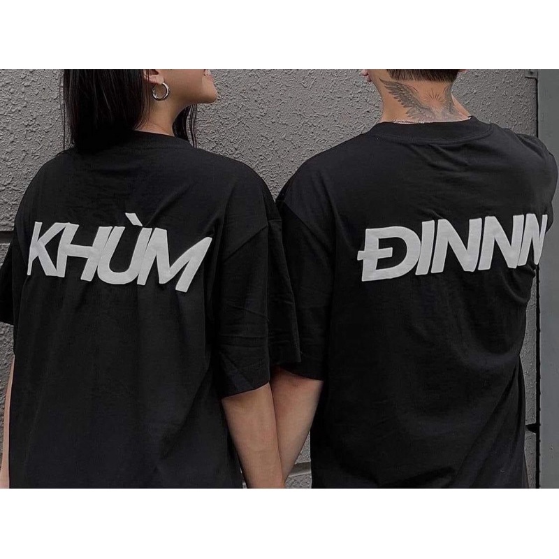 Áo Thun ĐINNN KHÙM Unisex Đủ Size M L XL XXL - Slogan Hot Trend