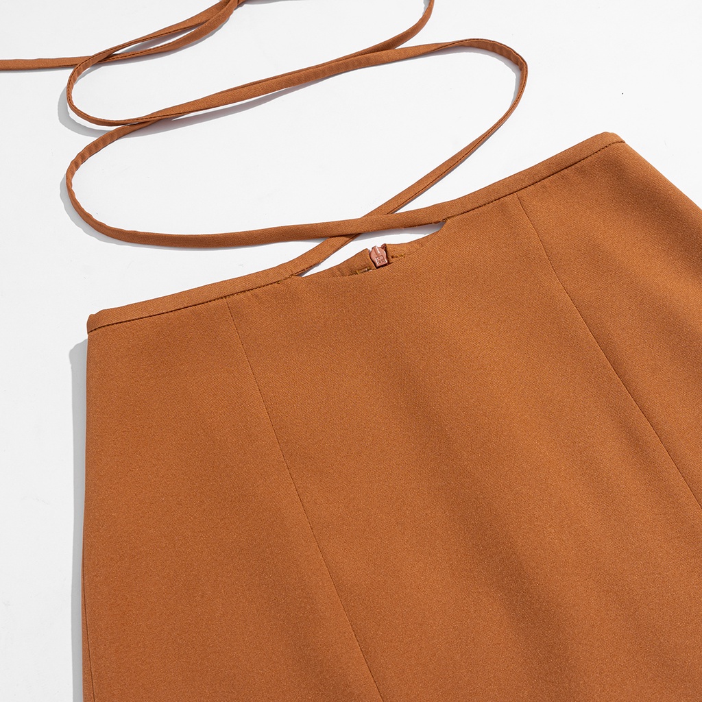 Chân Váy Dáng Chữ A Bổ Mảnh Đan Dây The Good/Knit Skirt