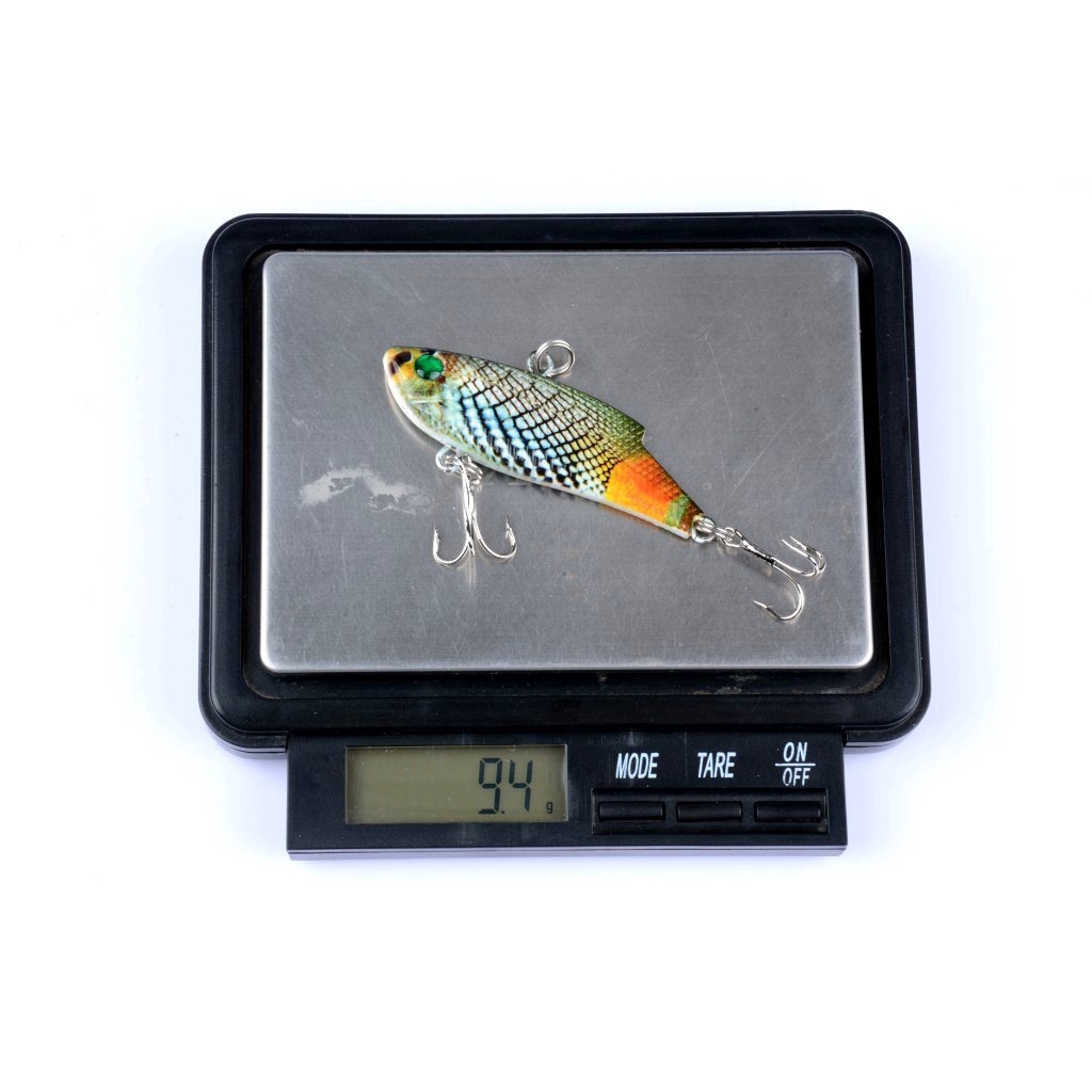 Mồi Giả Câu Cá Bằng Nhựa ABS Có 8 Lưỡi Câu 5.5cm/9g# Mồi Câu Cá Nhân Tạo Mắt 3D Có Móc