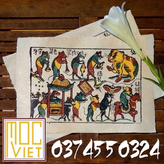 Tranh Đông Hồ Đám cưới chuột