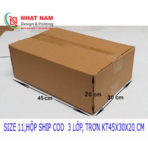 Hộp Ship Cod Size 11 KT 45x30x20cm