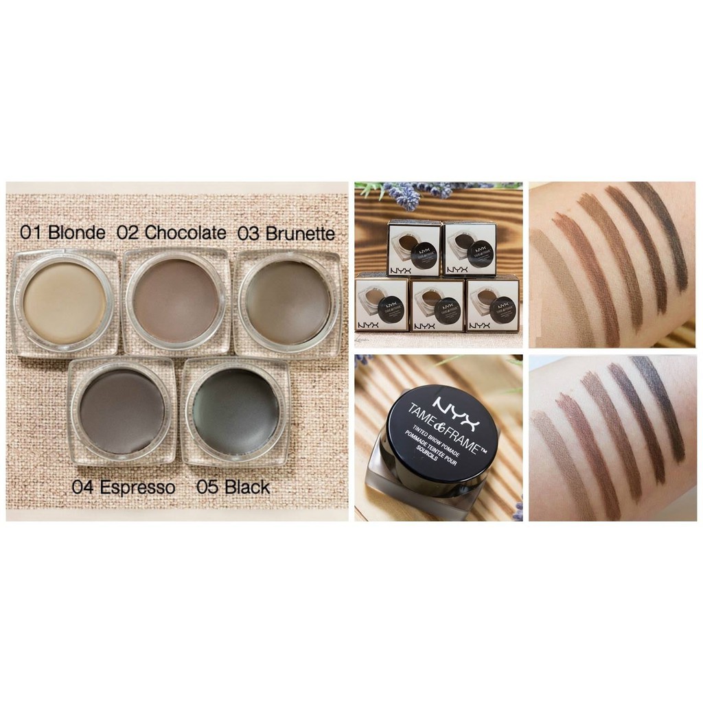 Gel kẻ mày NYX Tame & Frame Tinted Brow Pomade 5g | BigBuy360 - bigbuy360.vn