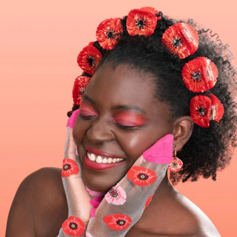 Kẹp Tóc Hình Hoa Nhiều Màu Sắc Thời Trang Dành Cho Nữ