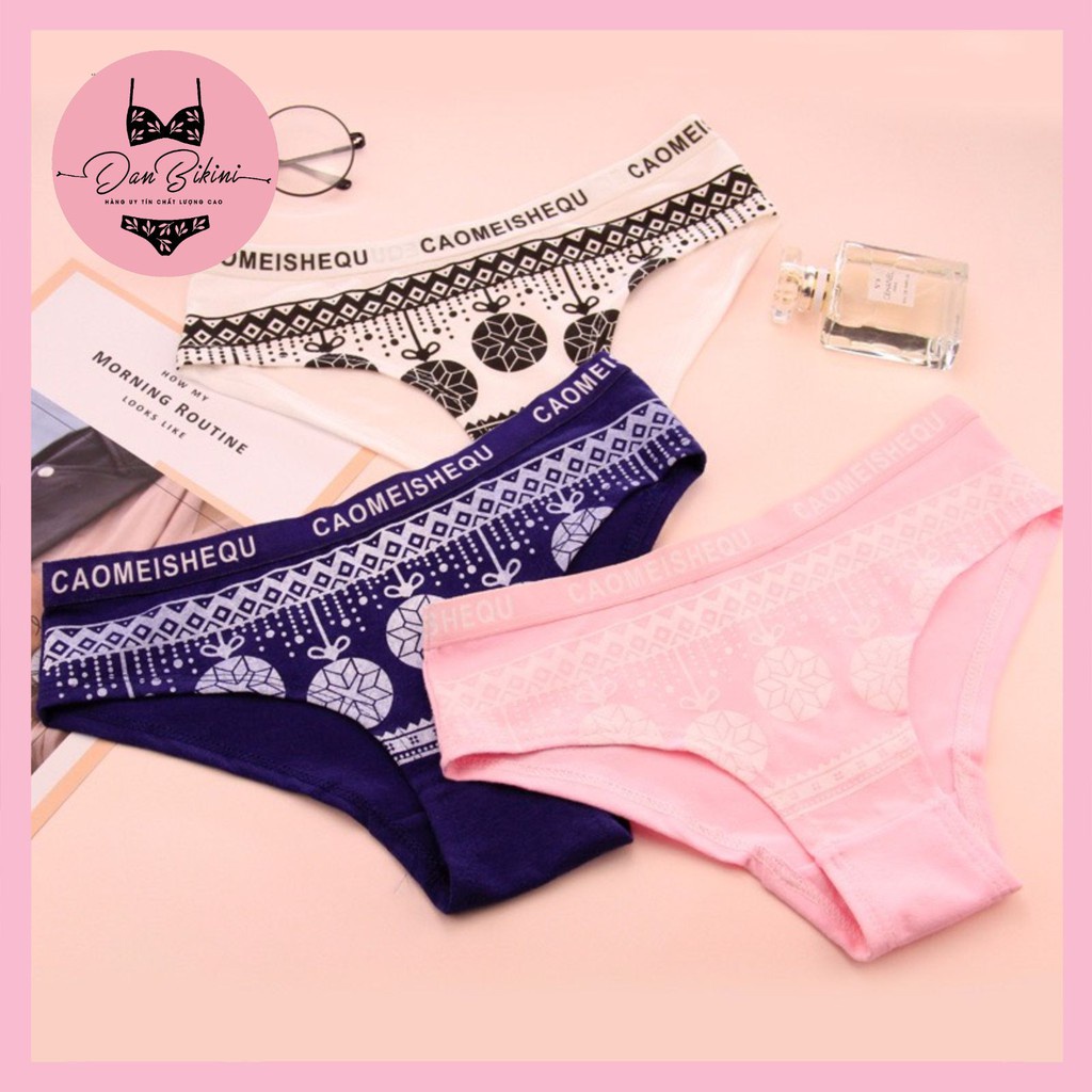 Quần Lót Nữ Cotton họa tiết thổ cẩm thoáng mát lên dáng điệu đà gợi cảm quyến rũ 201