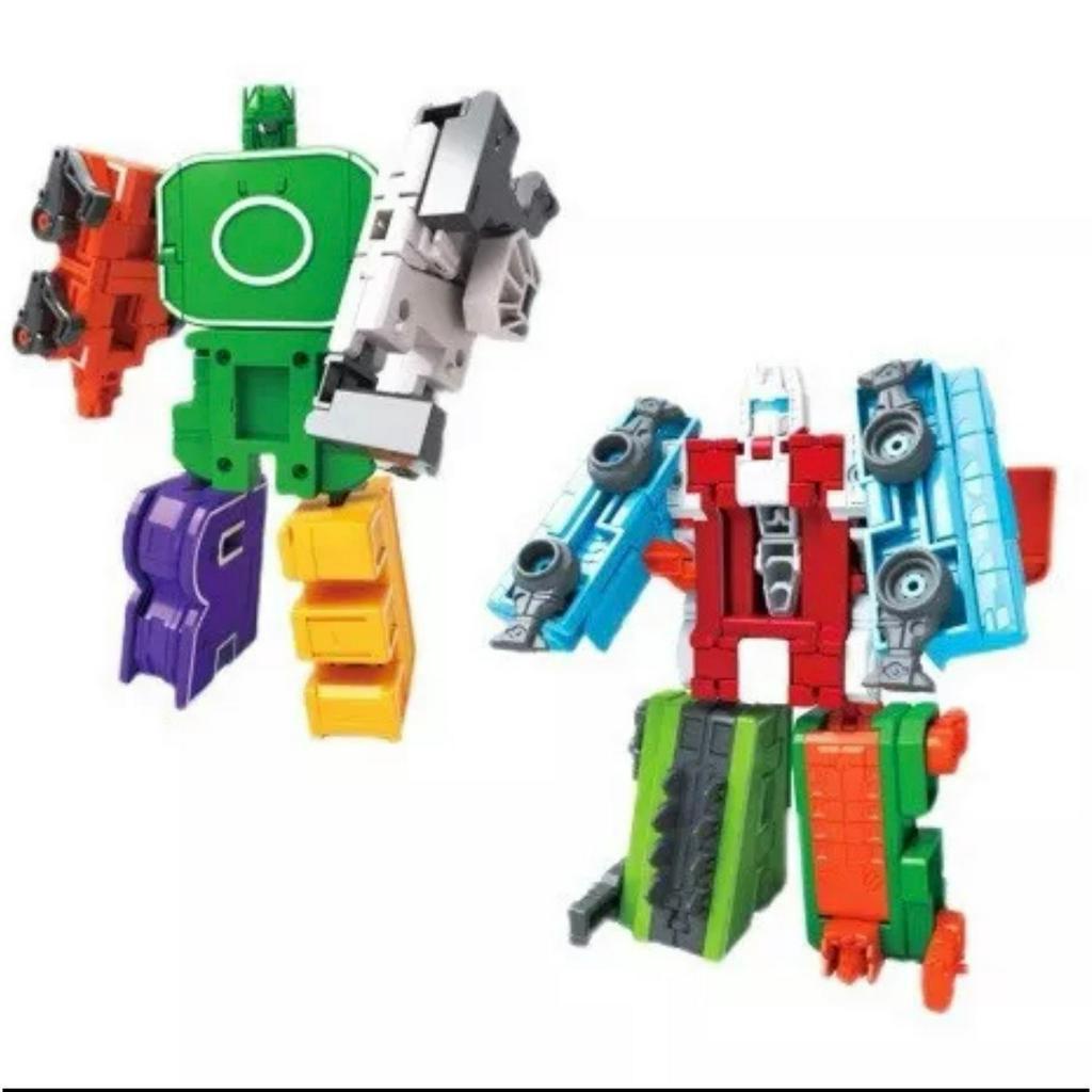 Bộ Đồ Chơi 27 Chữ Cái Biến Hình Lắp Ghép Robot