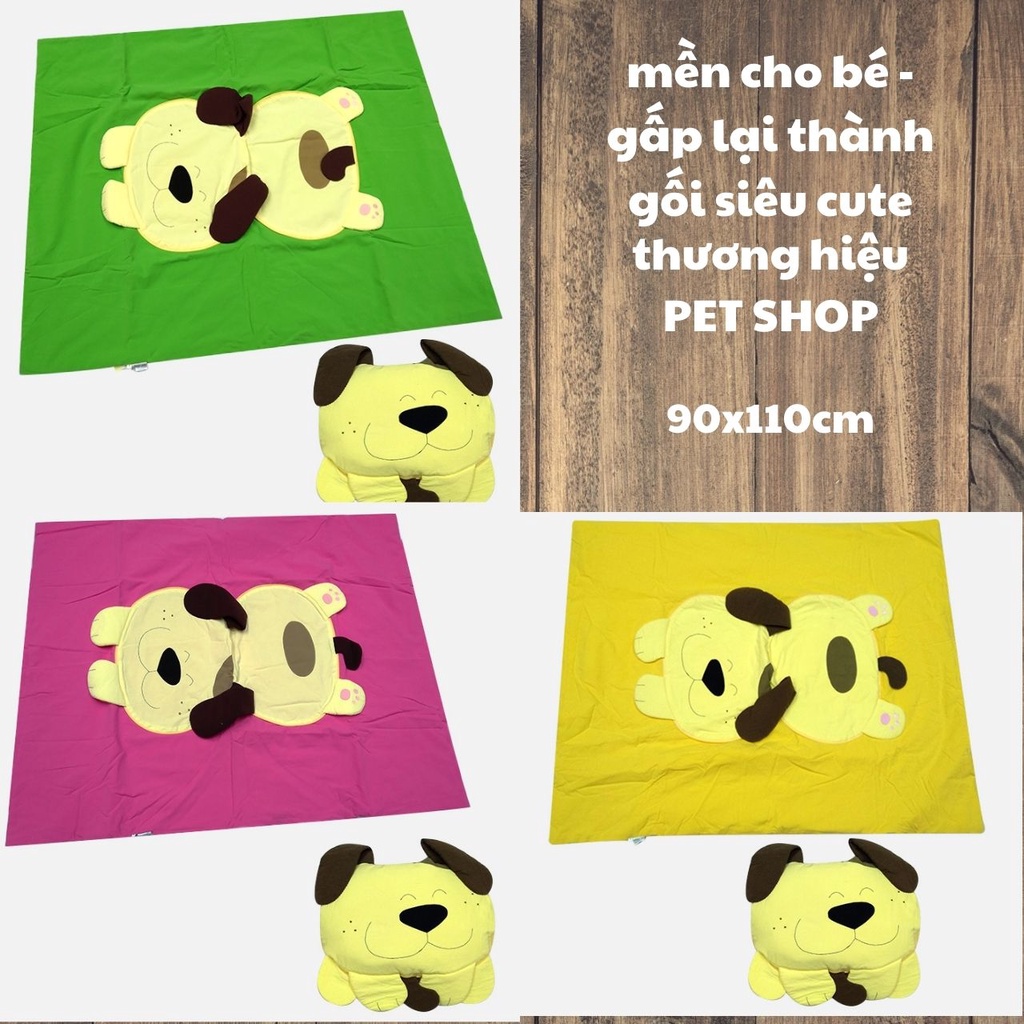 [PETSHOP] MỀN TRẺ EM MỀN VÀ GỐI 2 TRONG 1 DOZ-201S