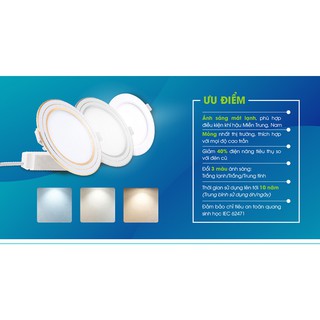 Đèn LED Panel Tròn Đổi màu PT05 90/7W Rạng Đông