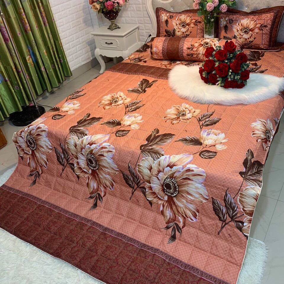 Bộ trần hè 5 món poly cotton. (Mua 2 bộ, tặng 1 chai nước hoa)