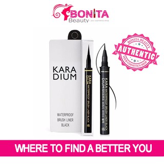 Kẻ mắt dạ không lem không trôi Karadium Waterproof Brush Liner Black