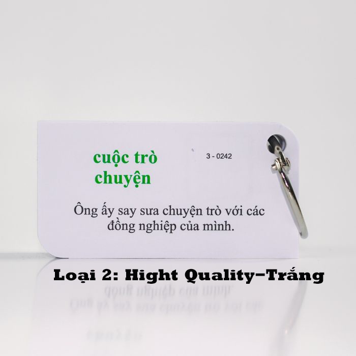 Flashcard Tiếng Anh 3000 từ vựng A  – 3 loại giấy
