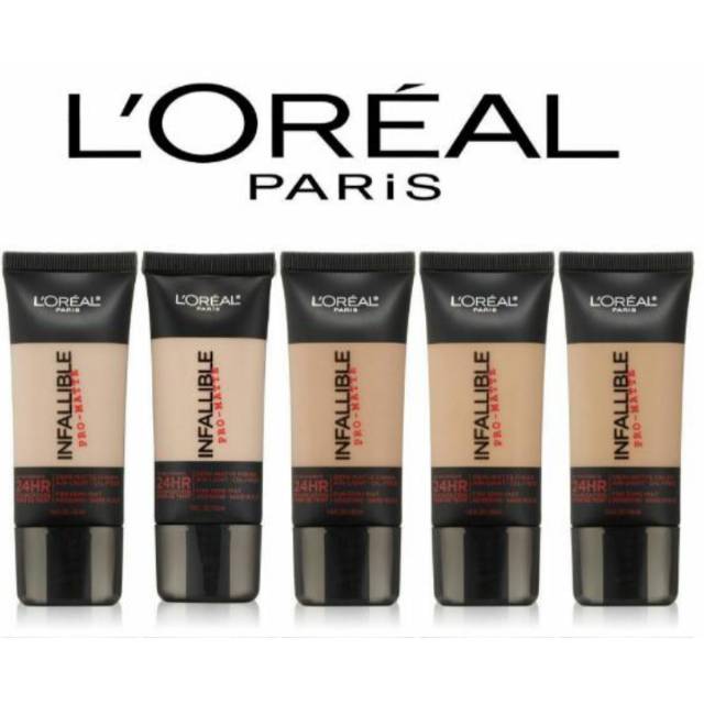 (hàng Mới Về) Kem Nền Lì Trang Điểm Chuyên Nghiệp L 'oreal