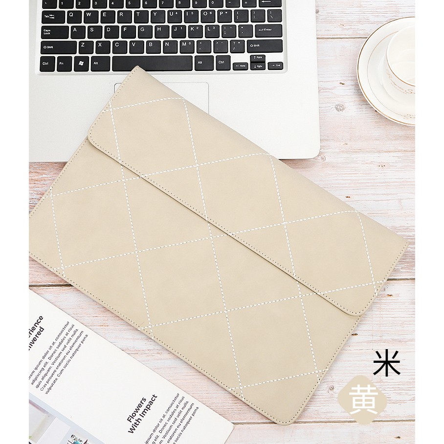 Túi chống sốc cho laptop, macbook da PU cao cấp Brinch