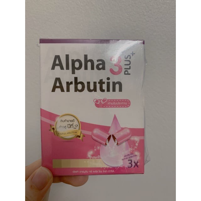 Viên Bột Kích Trắng Alpha Arbutin 3 Plus+ [ 1 Vỉ 10 Viên ]