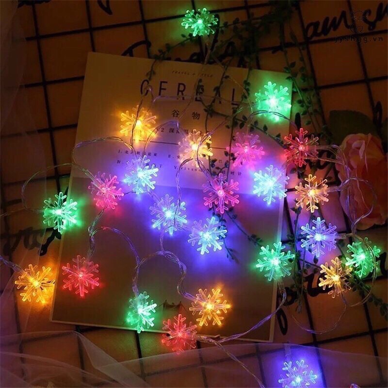 Đèn Led Hình Ngôi Sao, Hình Hoa Tuyết Trang Trí Noel, Giáng Sinh, Ngày Tết