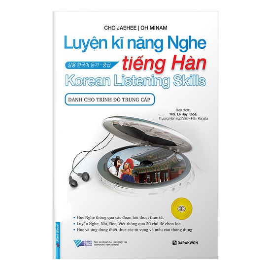 Sách - luyện kĩ năng nghe tiếng hàn ( bìa mềm )