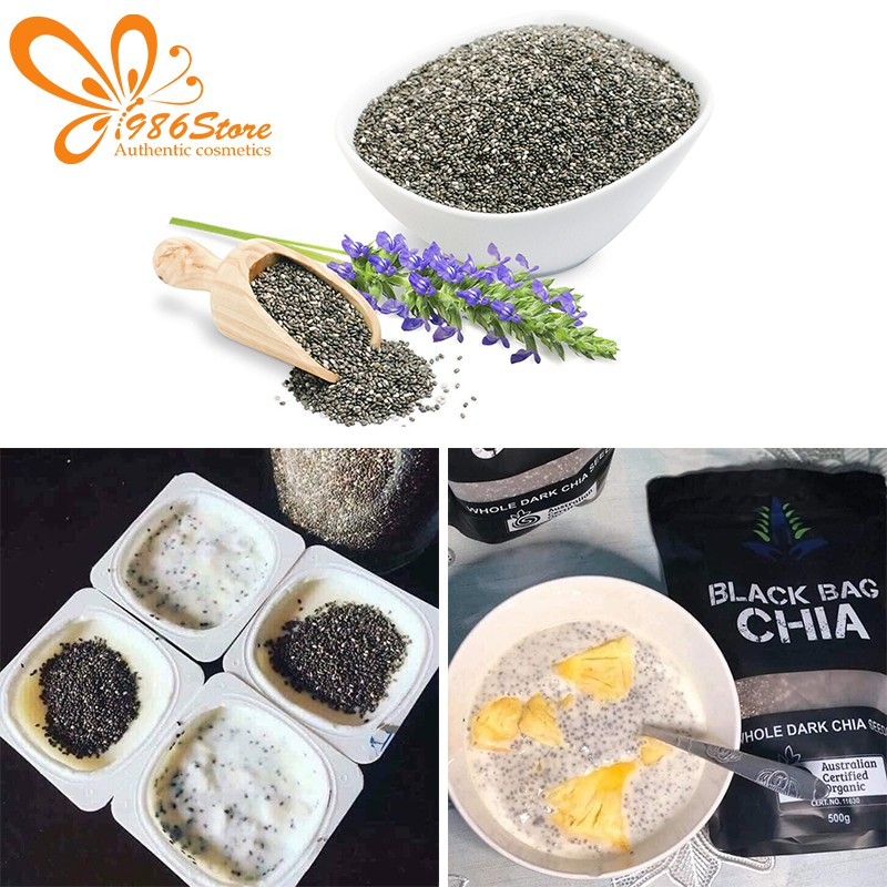 Hạt Chia Đen Black Bag 500g