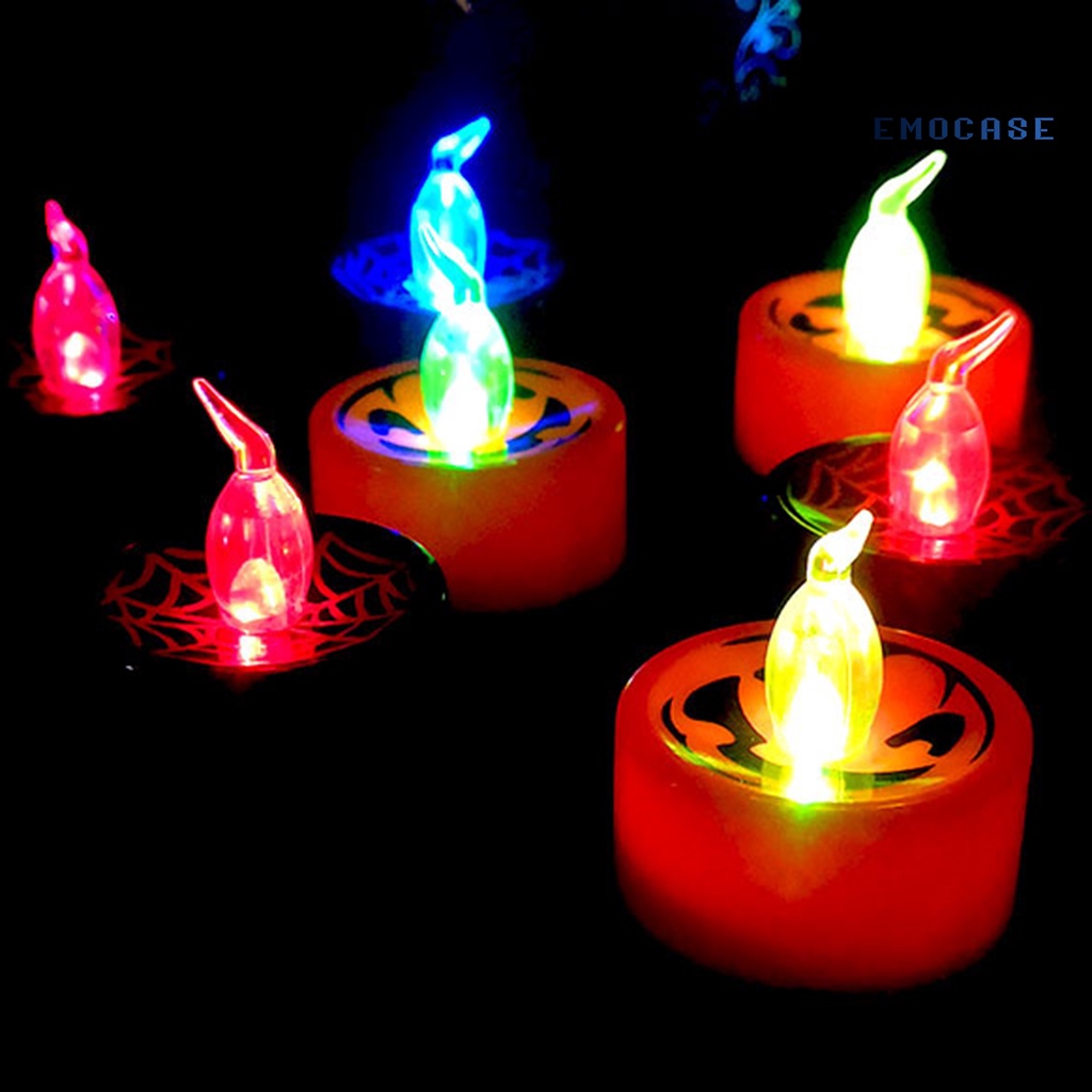 Đèn LED Hình Nến Có Thể Tái Sử Dụng Trang Trí Halloween