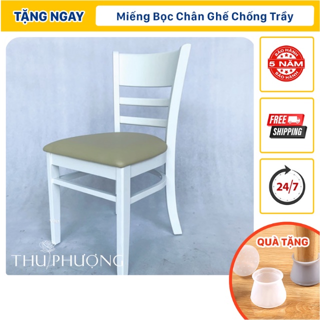 Ghế ăn Cabin 40*40*85, ghế gỗ cao cấp, ghế lẻ, có lót simili - Thu Phượng House