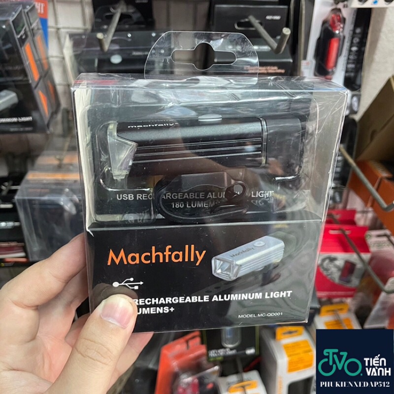 Đèn trước xe đạp Machfally