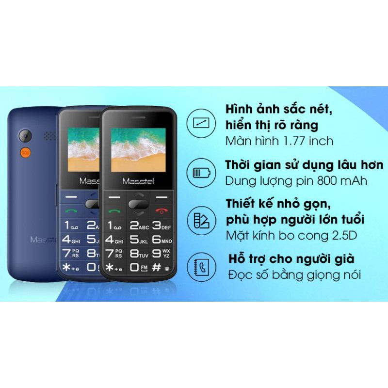 Điện thoại MASSTEL FAMI 11 nguyên seal | BigBuy360 - bigbuy360.vn