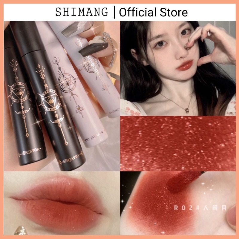 Son môi kem Bentayga Mịn Mượt Trang Điểm Lâu Trôi Chất Lượng Cao Matte Lip Glaze BSR