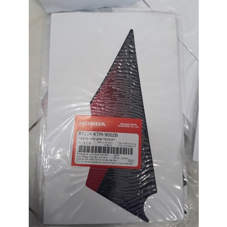 Tem xe Fu 2 Đỏ chính hãng