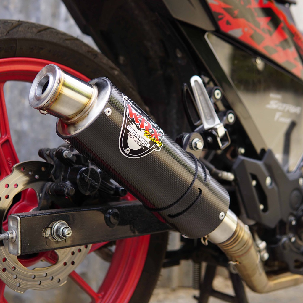 Pô WRX GP K1 tròn - Carbon