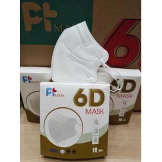 Khẩu trang y tế 6d mask pt, kháng khuẩn, chống bụi